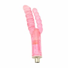 Double Dong Vaginal And Anal Realistic Dildo Masturbator For Sex Machine Accessories