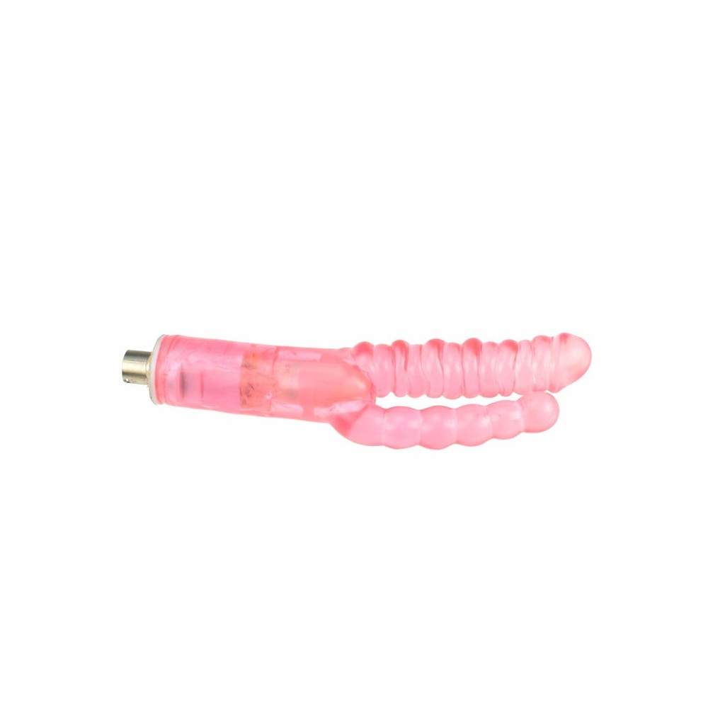 Double Dong Vaginal And Anal Realistic Dildo Masturbator For Sex Machine Accessories