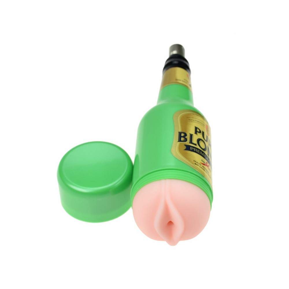 Green Beer Mug Masturbation Pussy Cup For Automatic Retractable Sex Machine