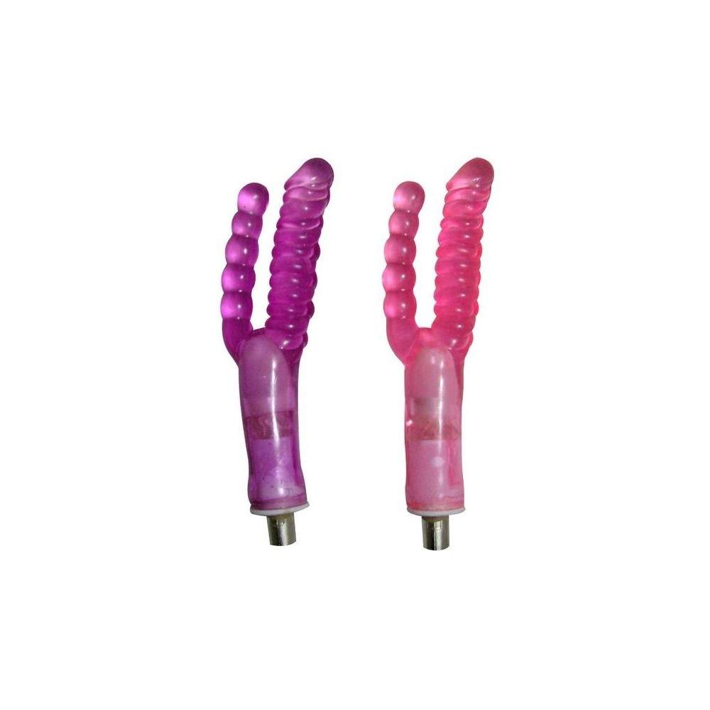 Double Head Realistic Dildo Vaginal And Anal Pleasure Masturbator