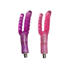 Double Head Realistic Dildo Vaginal And Anal Pleasure Masturbator