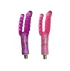 Double Head Realistic Dildo Vaginal And Anal Pleasure Masturbator