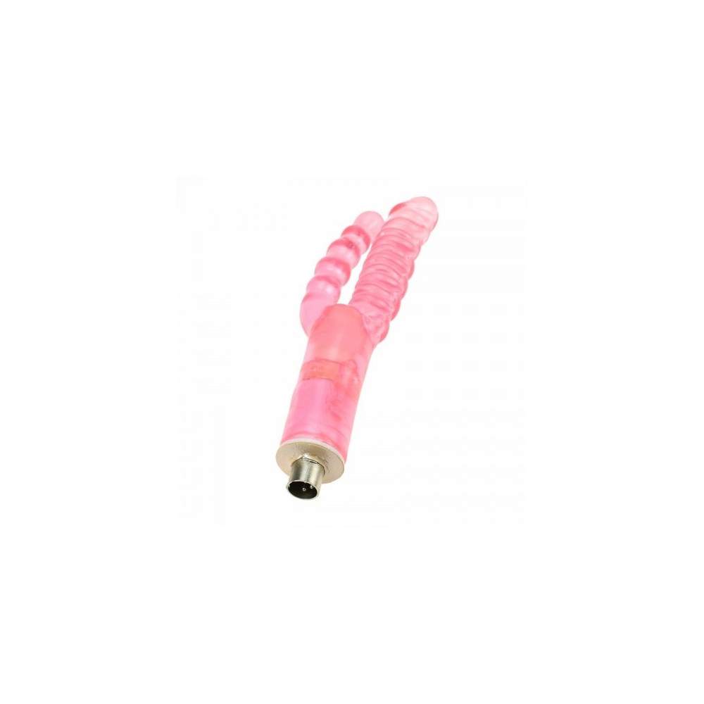 Double Head Realistic Dildo Vaginal And Anal Pleasure Masturbator