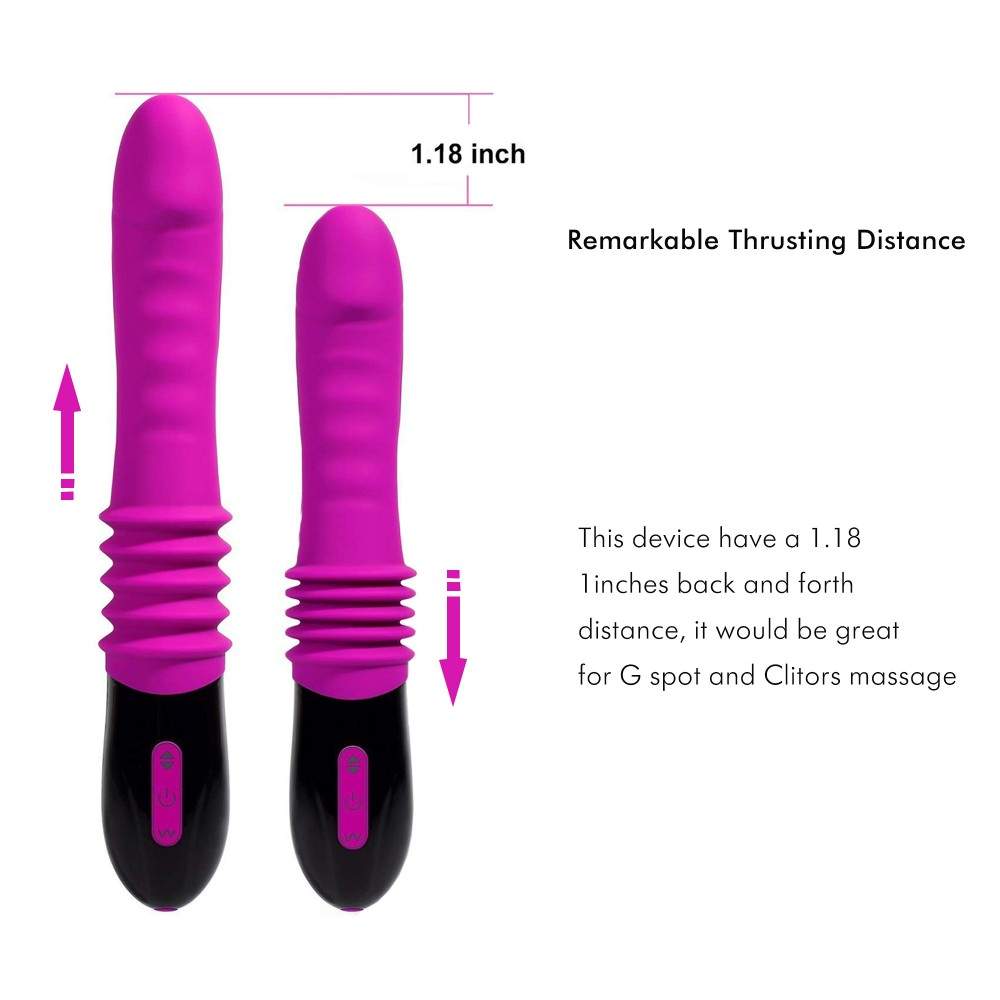 Hismith Mini Thrusting Machine & Vibrator 2 in 1 Thrusting Speed Dildo Vibrator