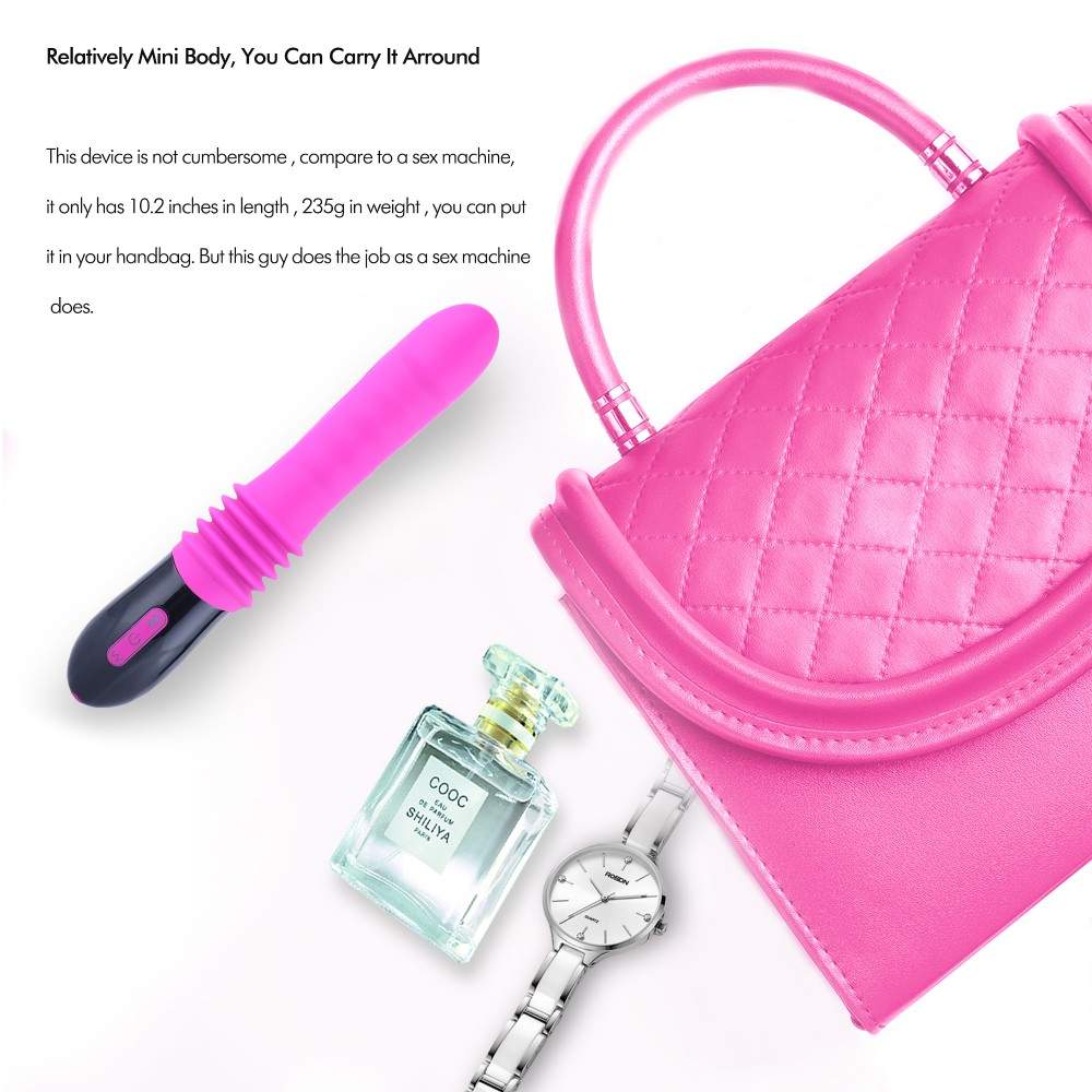 Hismith Mini Thrusting Machine & Vibrator 2 in 1 Thrusting Speed Dildo Vibrator