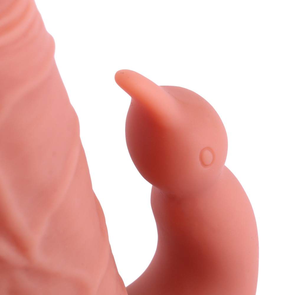Hismith Premium Suction Cup Rabbit Double G Dildo For Premium Machine
