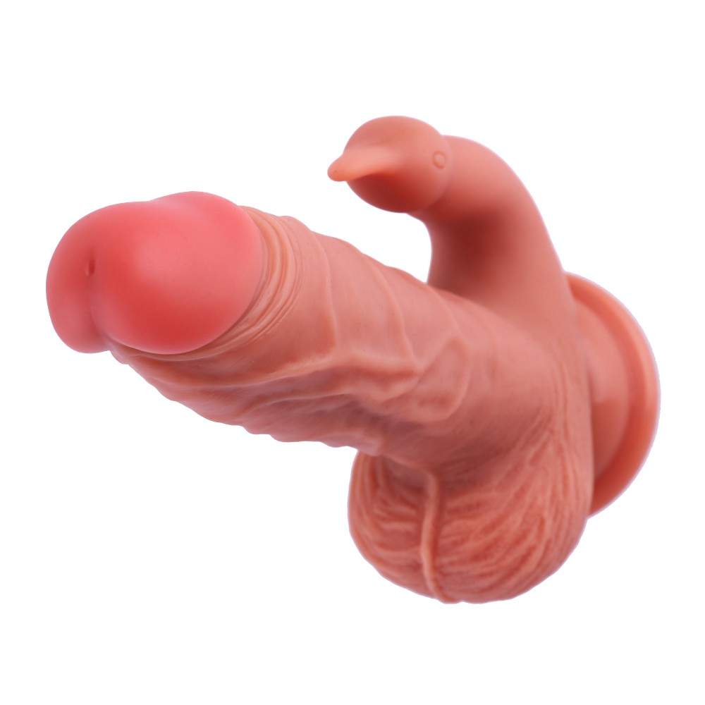 Hismith Premium Suction Cup Rabbit Double G Dildo For Premium Machine