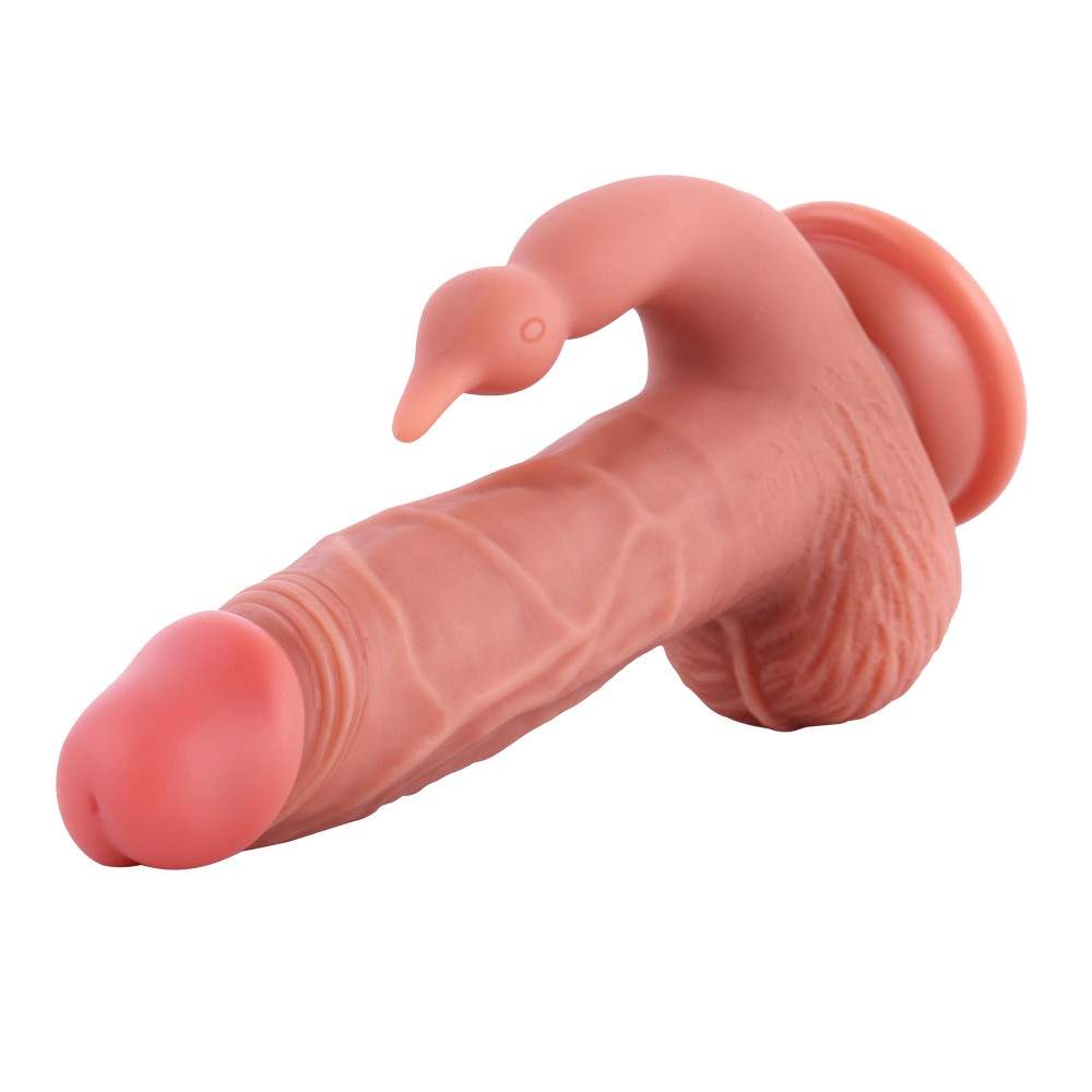 Hismith Premium Suction Cup Rabbit Double G Dildo For Premium Machine