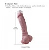 Premium Silicone Dildo,Realistic Penis With Suction Cup (Large)