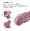 Premium Silicone Dildo,Realistic Penis With Suction Cup (Large)