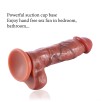 8.3 inch(21cm) Realistic Veiny Dildo, Blood Vessel Painting, with Double-layer Silicone Suction Cup Type Penis