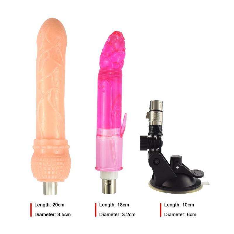 Hismith Upgrade Sex Machines Working with Jelly Realistic Dildo