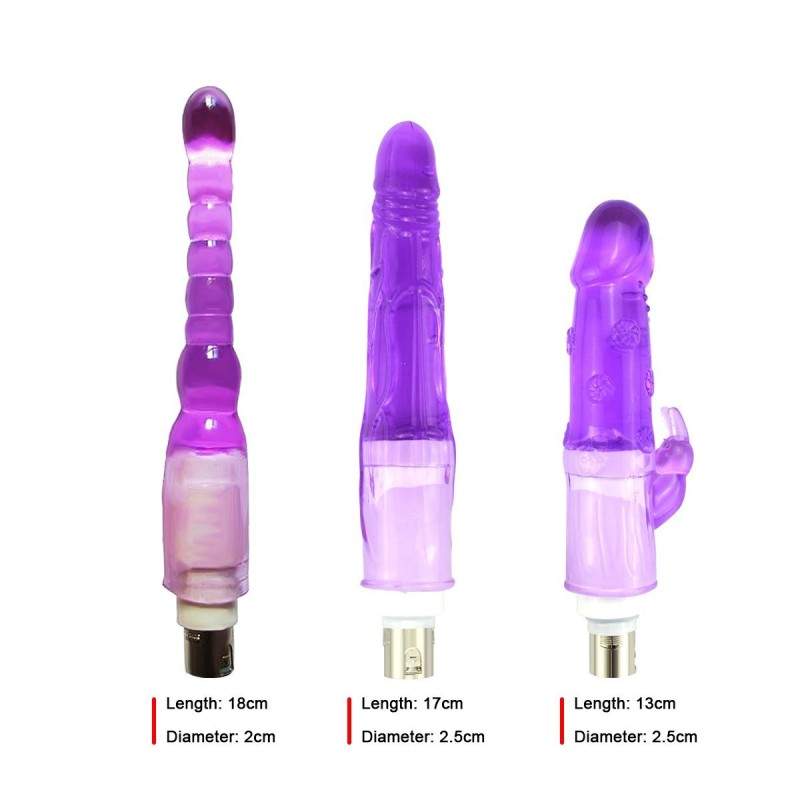 Hismith Upgrade Sex Machines Working with Jelly Realistic Dildo