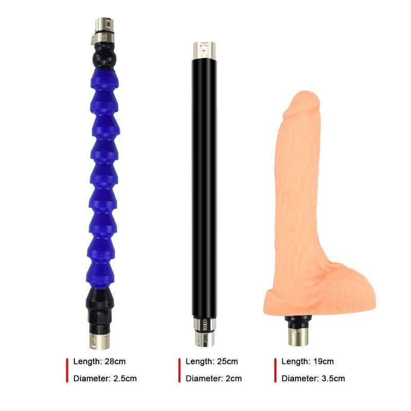 Hismith Upgrade Sex Machines Working with Jelly Realistic Dildo