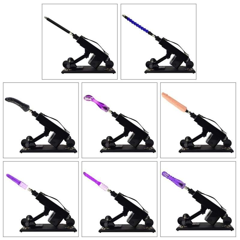 Hismith Upgrade Sex Machines Working with Jelly Realistic Dildo