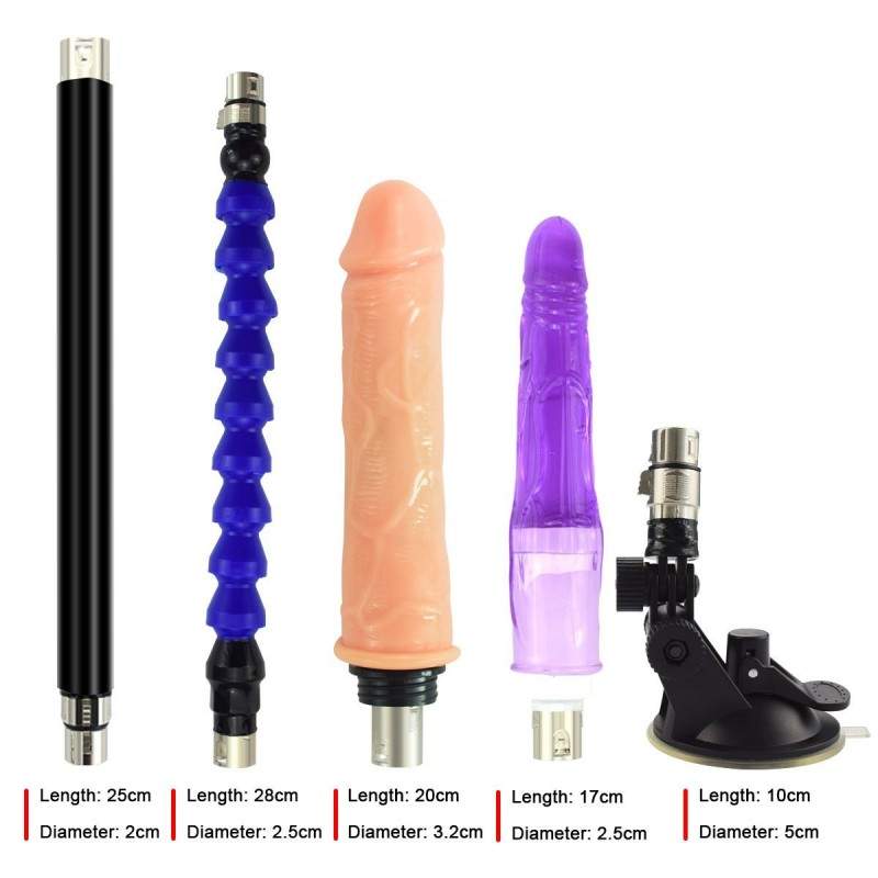 Hismith Upgrade Sex Machines Working with Jelly Realistic Dildo