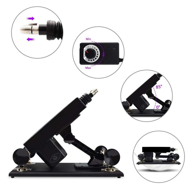 Hismith Upgrade Sex Machines Working with Jelly Realistic Dildo