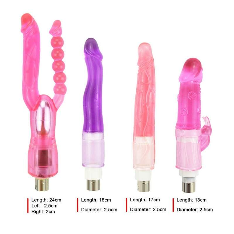 Hismith Upgrade Sex Machines Working with Jelly Realistic Dildo