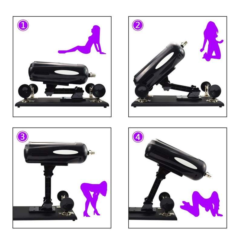 Hismith Automatic Sex Machine Speed Adjustable With Big Dildo Masturbation - A