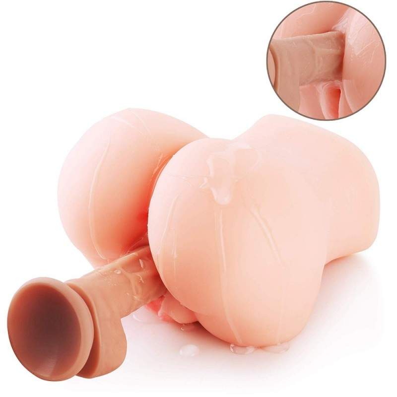 Sinloli Pussy Anal Ass Male Masturbator With Built-In Stimulation Pearls For Intense Pleasure