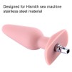 5.7" Silicone Anal Plug For Hismith Sex Machine With Quick Air Connector