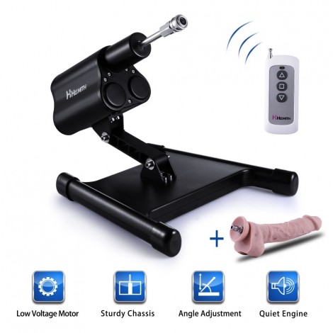 Hismith Remote Controlled Sex Machine Cannon Series With A Silicone Dildo