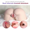 SINLOLI 6.7KG Life Size Virgin Pussy Ass Doll, 3D Realistic Male Masturbator Ass Vagina Anal Sex Toys