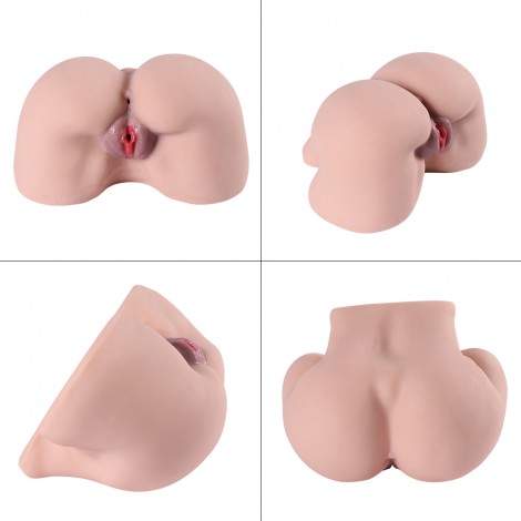 SINLOLI Life Size Virgin Pussy Ass Doll, 3D Realistic Male Masturbator Ass Vagina Anal Sex Toys