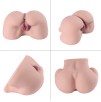 SINLOLI 6.7KG Life Size Virgin Pussy Ass Doll, 3D Realistic Male Masturbator Ass Vagina Anal Sex Toys