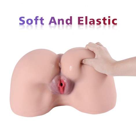 SINLOLI Life Size Virgin Pussy Ass Doll, 3D Realistic Male Masturbator Ass Vagina Anal Sex Toys