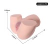 SINLOLI 11KG Latest Dual Channel Real Person Copy Ass Doll,3D Realistic Male Masturbator Vagina Anus Butt Sex Toys