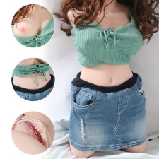 SINLOLI Sexy & Beautiful Virgin Sex Doll,Realistic Vagina, Pink Labia,Sexual posture adjustable Male Masturbation Vaginal Toys