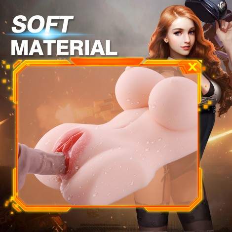 SINLOLI Torso Sex Love Doll Male Masturbator Sex Doll With Vagina Anal Breast