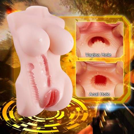 SINLOLI Torso Sex Love Doll Male Masturbator Sex Doll With Vagina Anal Breast