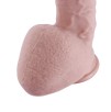 9" Huge Silicone Dildo For Hismith Sex Machine With KlicLok Connector, 6.5" Insertable Length, Flesh