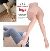 SINLOLI Black Silk Stockings Long Legs Life Size Sex Doll, 3D Realistic Male Masturbator Sex Toys, Sexy legs 