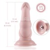 FDA-Grade Silicone Dildo For Hismith Premium Sex Machine,Safety Non-Toxic Realistic Dildo (6.3", Flesh)