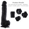 8.6" Original Silicone Dildo For Hismith Sex Machine With KlicLok Connector, 5.9" Insertable Length