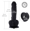 8.6" Original Silicone Dildo For Hismith Sex Machine With KlicLok Connector, 5.9" Insertable Length