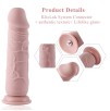 Hismith Slight Curved Silicone Dildo for Hismith Sex Machine with KlicLok System Hismith Slight Curved Silicone Dildo for Hismith Sex Machine with KlicLok System