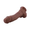 9.45" Silicone Dildo For Hismith Sex Machine With KlicLok Connector, 7.5" Insertable Length,Flesh