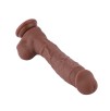9.45" Silicone Dildo For Hismith Sex Machine With KlicLok Connector, 7.5" Insertable Length,Flesh