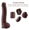 12.4" Monstrous Big Dildo Attachment For Hismith Premium Sex Machine - KlicLok System Connector