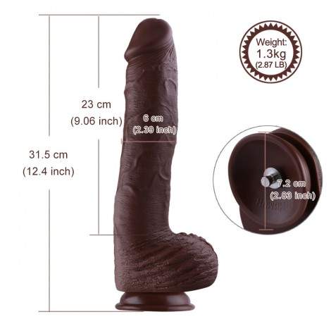 12 Inch Monstrous Big Dildo Attachment For Hismith Premium Sex Machine