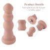 7.1" Beaded Anal Dildo for Hismith Premium Machine with KlicLok System