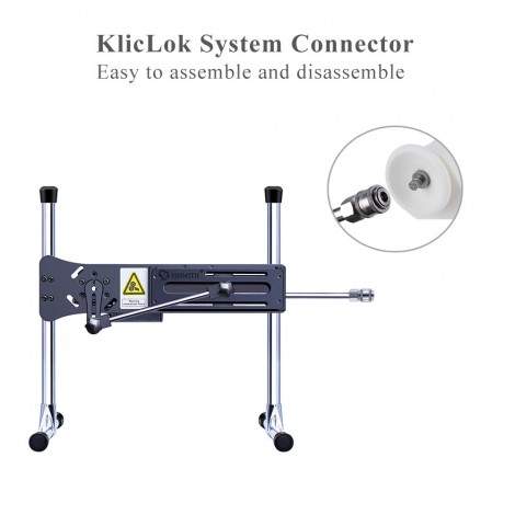 8.6" Original Silicone Dildo For Hismith Sex Machine With KlicLok Connector, 5.9" Insertable Length