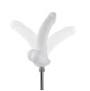 8.6" Original Silicone Dildo For Hismith Sex Machine With KlicLok Connector, 5.9" Insertable Length