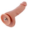 8.66"(22cm) Double Layered Silicone Dildo For Hismith Sex Machine With Quick Air Connector, 6.3"(16cm) Insertable Length