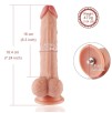 Hismith 7.24 Inches (18.4 cm) Realisic Anal Dildo, 6.3 Inches (16 cm) Insertable Cock For Beginners - KlicLok Connector Hismith 7.24 Inches (18.4 cm) Realisic Anal Dildo, 6.3 Inches (16 cm) Insertable Cock For Beginners - KlicLok Connector