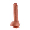 Hismith 9.25" Silicone Dildo for Hismith Sex Machine with KlicLok System, 7.4" Insertable Length, 1.97” Diameter - Master Series